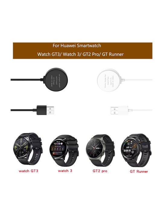 Charging Base Magnet Wearable Charger Huawei Watch GT Runner Whiteς