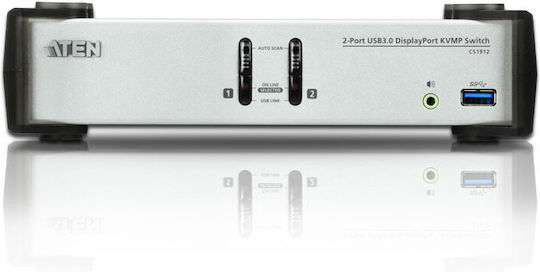 Aten CS1912 KVM & Data Switch με Audio / DisplayPort / USB / USB 3.0 / USB-B 3.0