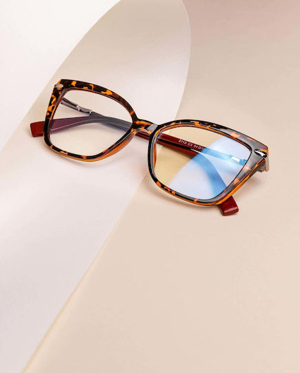 Blue Light Γυαλιά Υπολογιστή Chloe Caramel Tortoise
