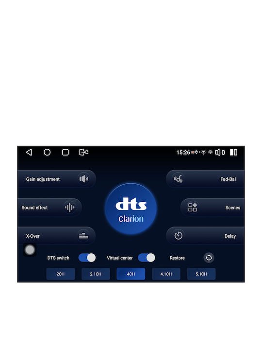 Clarion Auto-Audiosystem für Fiat Doblo 2010 > 2015 (Bluetooth/USB/WiFi/GPS/Apple-Carplay/Android-Auto)