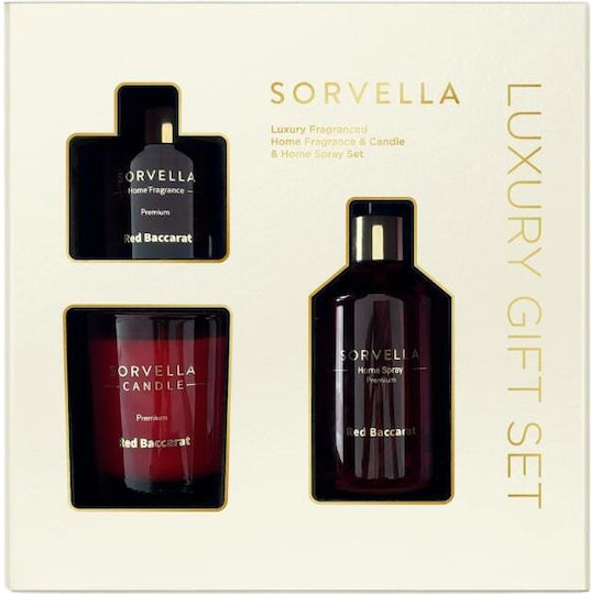 Sorvella Σετ Αρωματικών Χώρου με Άρωμα Γιασεμί 170gr 120ml