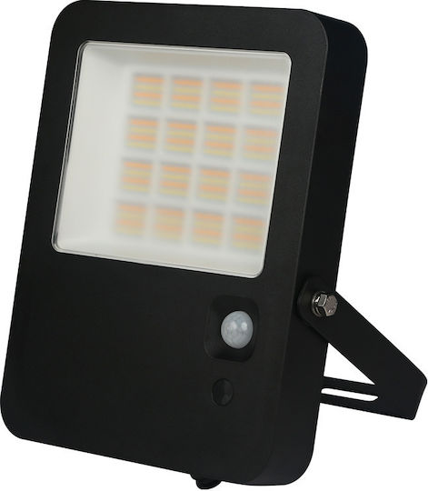 Aca Waterproof Solar LED Flood Light 60W Natural White 4000K IP65