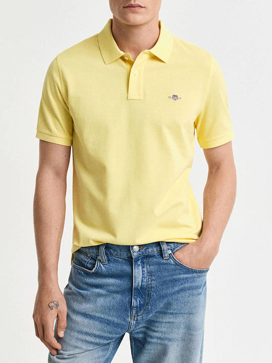 Pique Polo T-Shirt Yellow