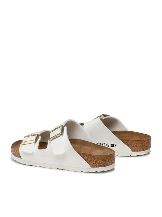 Arizona Women's Anatomic Sandals White Narrow Fit