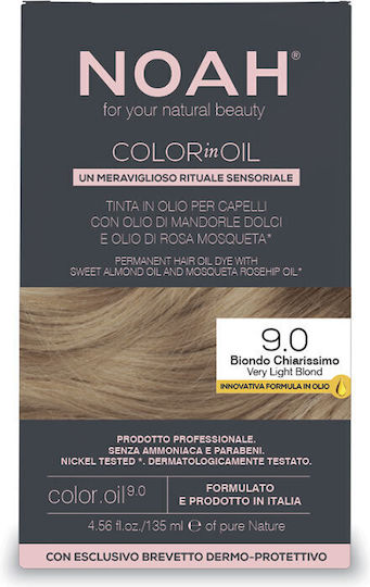 Noah for Beauty Βαφή Μαλλιών Χωρίς Αμμωνία 9.0 Very Light Blonde 135ml
