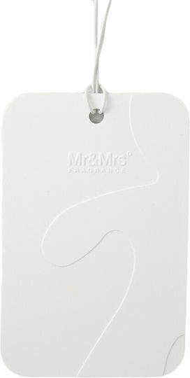 Mr & Mrs Fragrance Car Air Freshener Tab Pendand Cesare New Car / Orange / Apple / Jasmine / Rose
