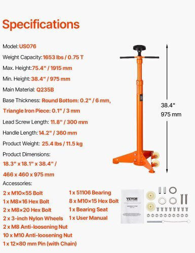 Vevor Lifting & Pulling Equipment