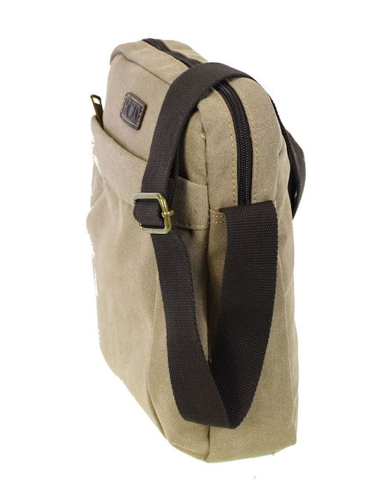 Herrentasche Schulter / Crossbody Beige