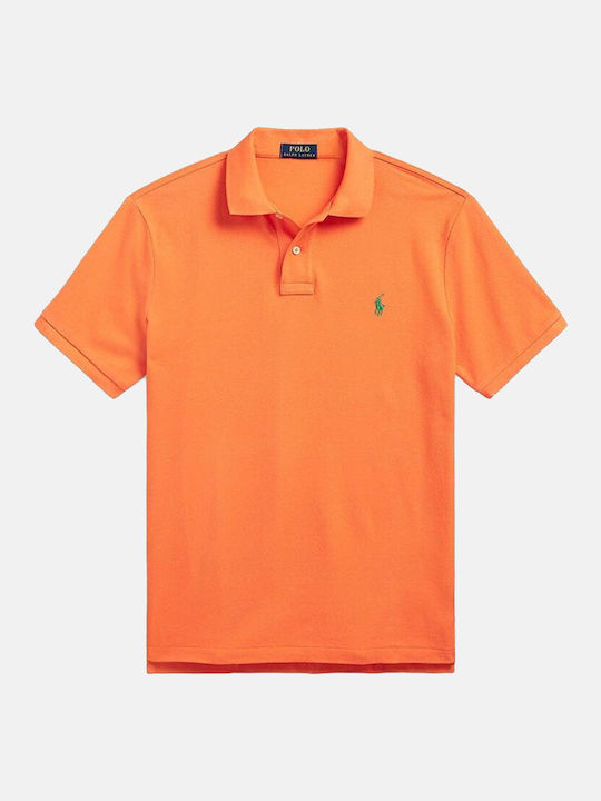 Polo Μπλούζα Κοντομάνικη Πορτοκαλί