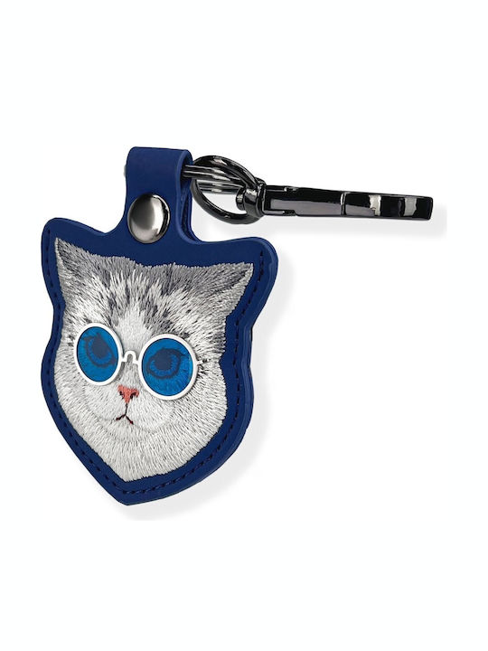 Nimmy Case Locator Glasses Cool Cat Blue N-yj-ysk-03