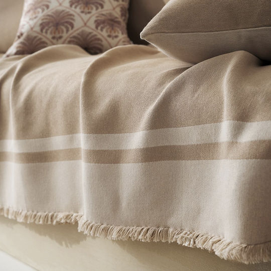 Gofis Home Marian Διθέσιου Καναπέ Δύο 'Οψεων Π180xΜ250cm Ground Beige 336/41