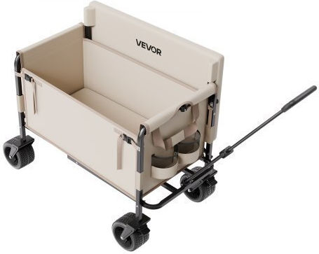 Foldable Garden Cart Four-wheel 220lt