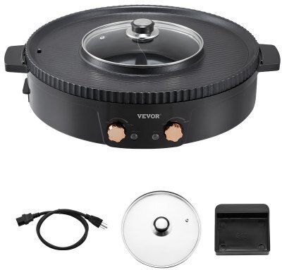 Vevor Teppanyaki Utensil with Adjustable Thermostat 1800W