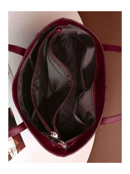 Women's Shoulder Bag Burgundy