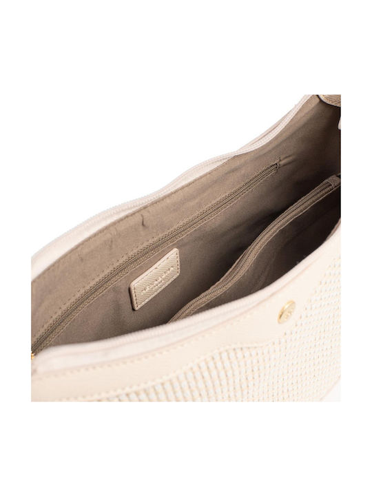 Damentasche Schultertasche Beige