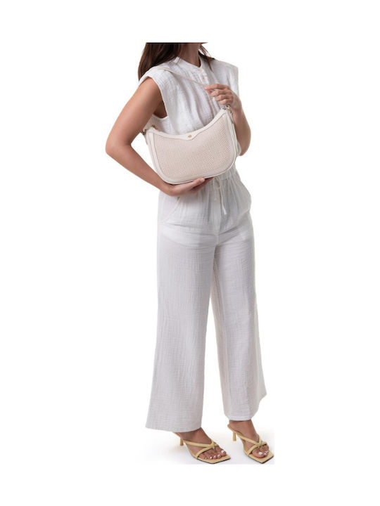 Damentasche Schultertasche Beige