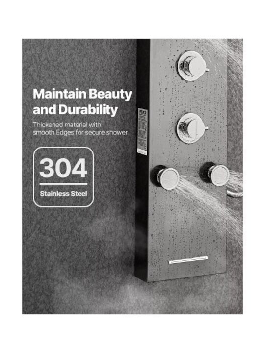 Vevor Shower Column without Mixer 134.5cm Copper
