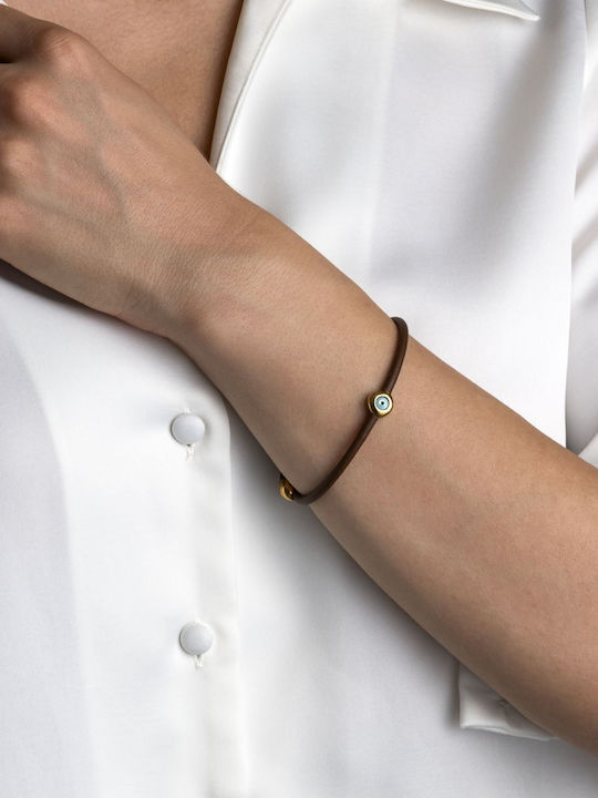 Moero Women's Bracelet with design Eye made of Silver