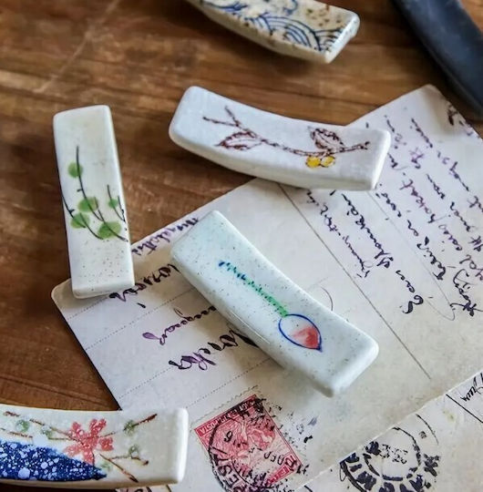 Σετ 5 Κεραμικά Στηρίγματα Chopsticks 6.8cm