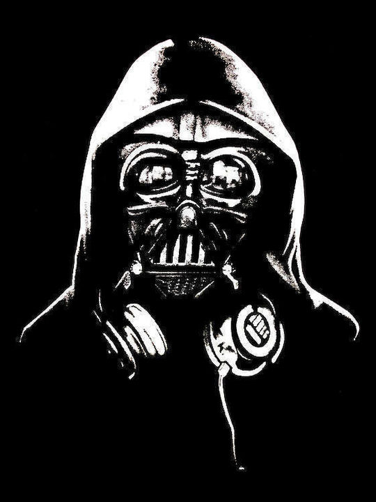Darth Vader Music Dj All Time Classic Star Wars Unisex T-shirt Μαύρο