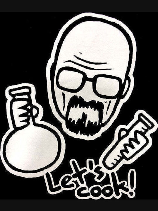 Breaking Bad Let's Cook Unisex T-shirt Μαύρο