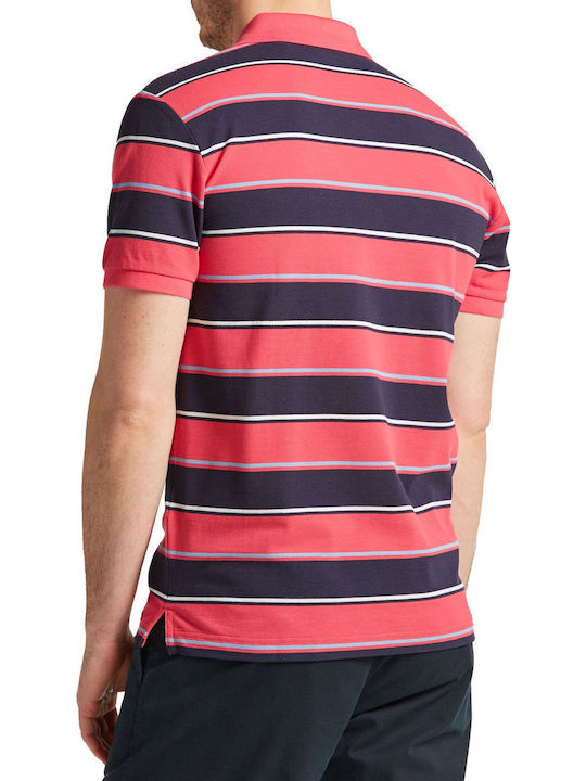 Polo Kurzarmbluse Coral