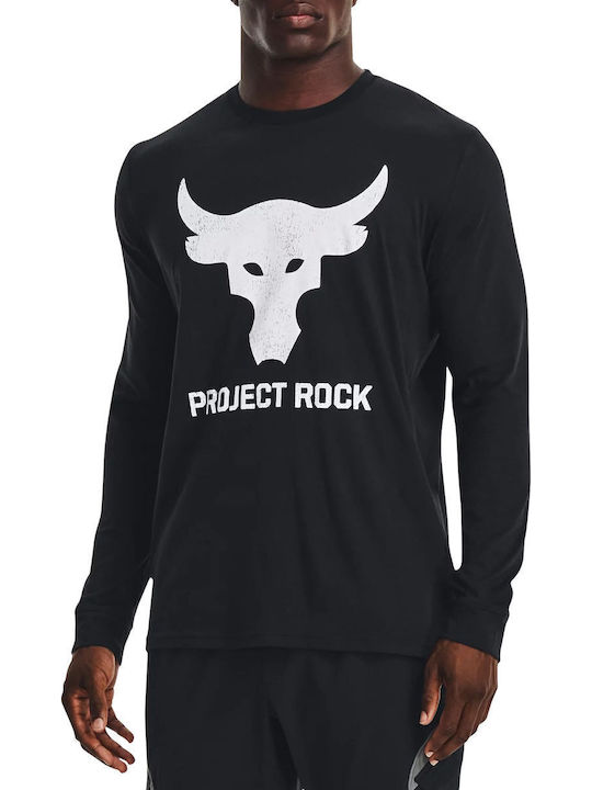 Project Rock Brahma Bull Αθλητικό T-shirt Μαύρο