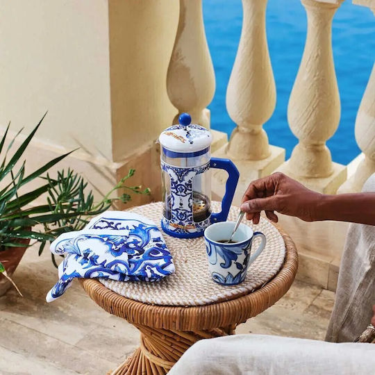 D&G Blu Mediterraneo 0005353 Καφετιέρα Γαλλικού Χειρός Μπλε 350ml