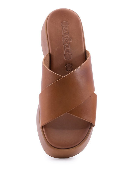 Γυναικεία Σανδάλια Flatforms Ταμπά