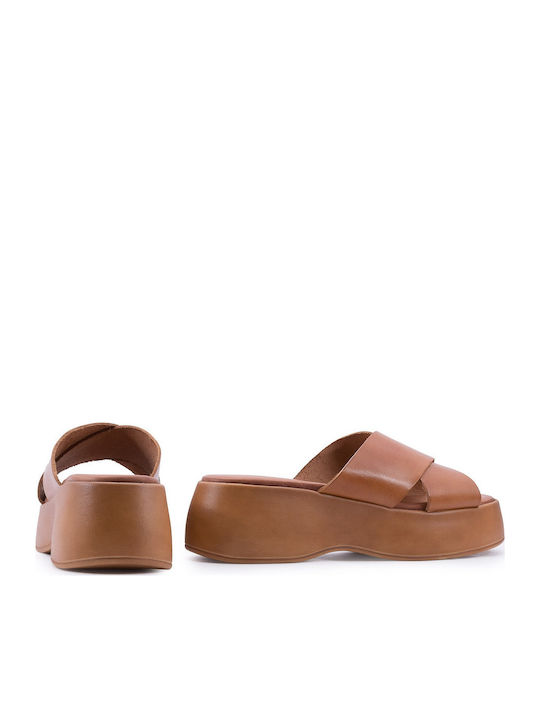 Γυναικεία Σανδάλια Flatforms Ταμπά