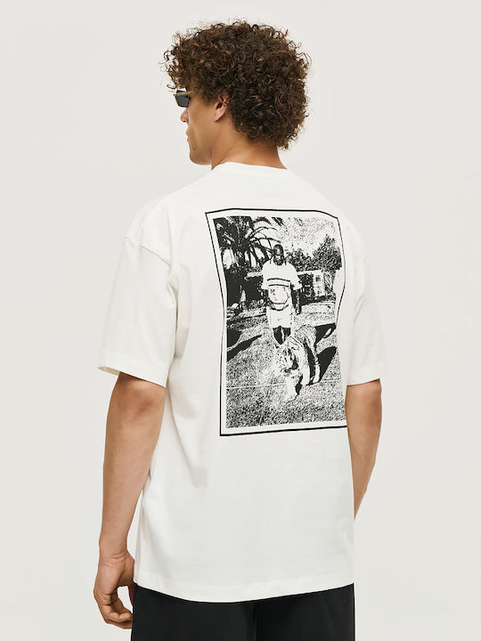 T-shirt Εκρού