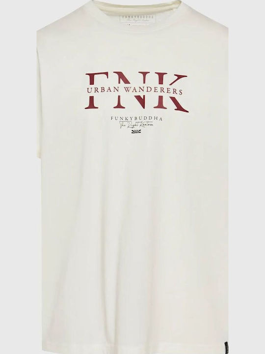 T-shirt Εκρου
