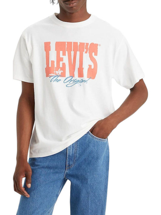 Vintage Fit T-shirt Λευκό