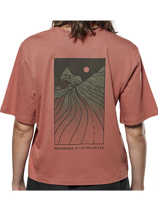 Damen T-Shirt Sunset