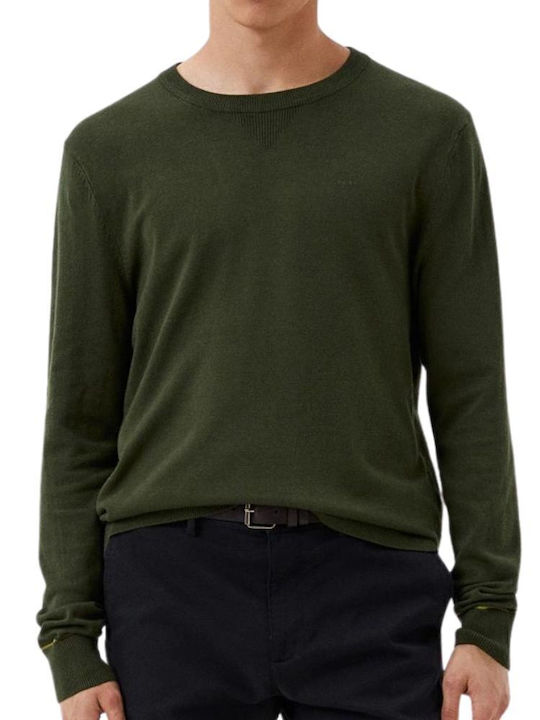 Langarm-Pullover Grün