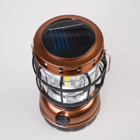 Oem Led Lantern Dimmable Solar Collector Powerbank Function Bronze Zj-1990t-bronze