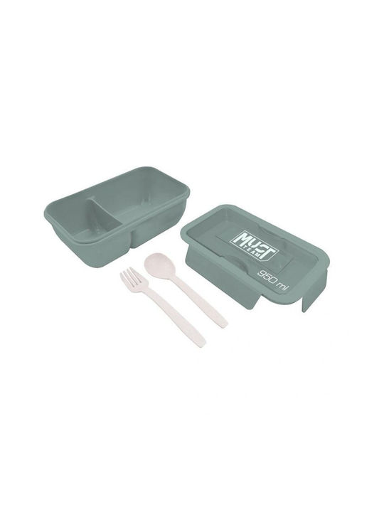 Must Team Lunchbox Kunststoff Purple Geeignet für die Mikrowelle 950ml 1Stück