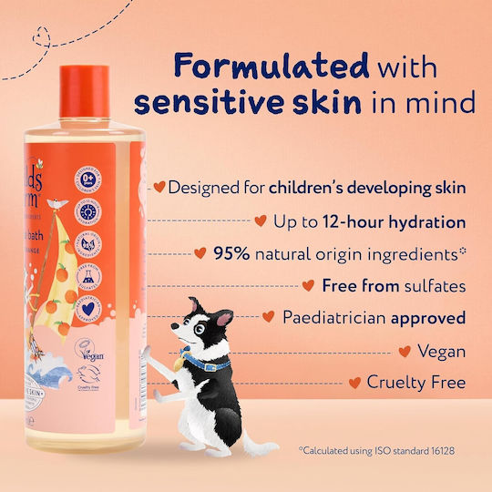 Childs Farm Copii Gel de dus cu Portocala în Formă de Gel 500ml
