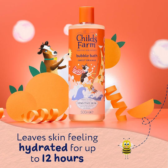 Childs Farm Copii Gel de dus cu Portocala în Formă de Gel 500ml