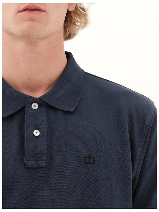 231.EM35.69GD Polo Short Sleeve Blouse Petrol