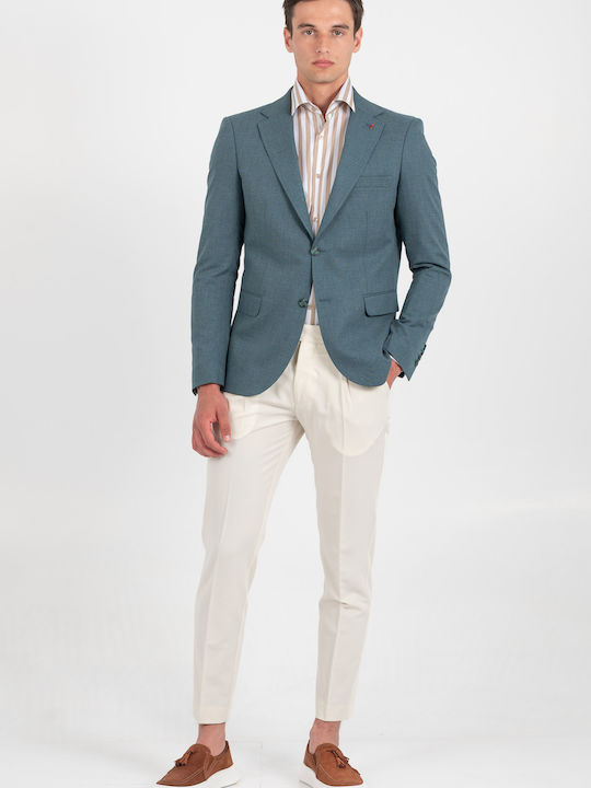 Men's Suit Jacket Slim Fit Green