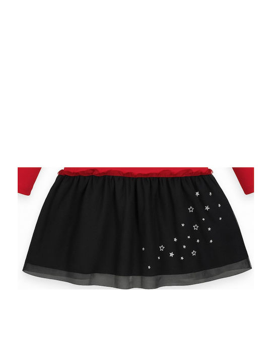 Kinderkleid Langärmelig Rot
