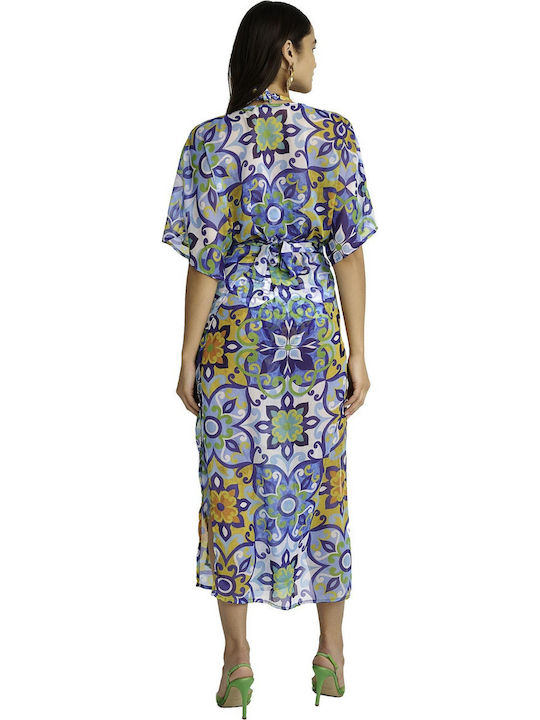 Blu4u Women's Maxi Dress Beachwear Multicolour