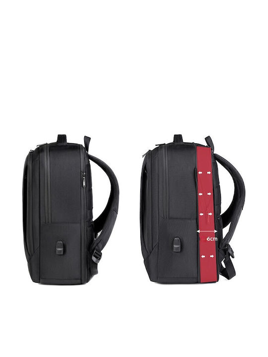 R&J Backpack Waterproof 34lt Black