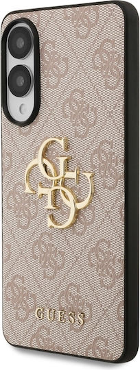 Guess Classic Umschlag Rückseite Metallisch Rosa (Galaxy S25 Edge)