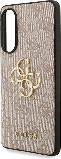 Guess Classic Umschlag Rückseite Metallisch Rosa (Galaxy S25 Edge)
