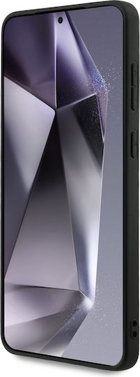 Guess Classic Задна корица Пластмаса / Изкуствена кожа / Метал / Силикон Черен (Galaxy S25 Edge)