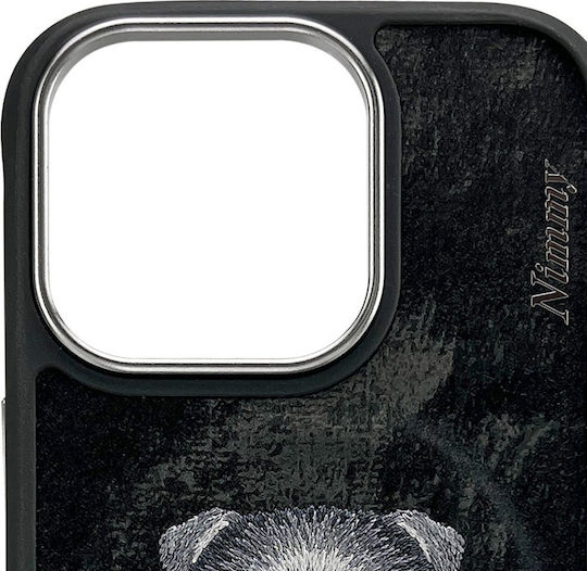Nimmy Задна корица Силикон / Пластмаса Черен (iPhone 16 Pro Max)
