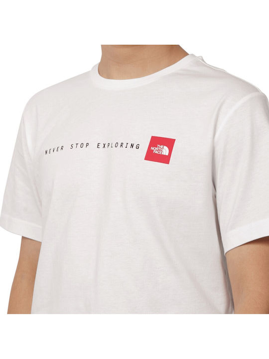 Never Stop Exploring T-shirt White