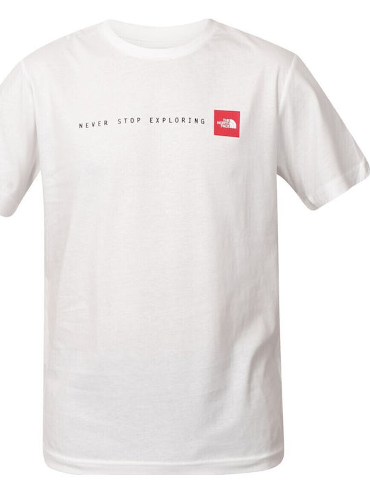 Never Stop Exploring T-shirt White
